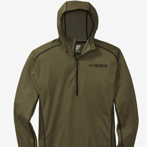KUIU Peloton 97 Fleece Zip-T Hoodie, Men's XL - Picture 1 of 1